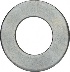 Value Collection - 2-1/2" Screw, Grade 2 Steel USS Flat Washer - 2.615" ID x 5.045" OD, 0.28" Thick, Zinc-Plated Finish - Apex Tool & Supply
