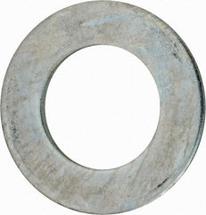 Value Collection - 3" Screw, Grade 2 Steel USS Flat Washer - 3.115" ID x 5.565" OD, 0.327" Thick, Zinc-Plated Finish - Apex Tool & Supply