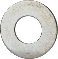 Value Collection - 1-3/8" Screw, Grade 2 Steel USS Flat Washer - 1.49" ID x 3.295" OD, 0.213" Thick, Zinc-Plated Finish - Apex Tool & Supply
