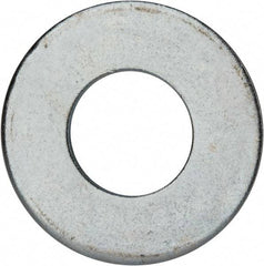 Value Collection - 1-3/4" Screw, Grade 2 Steel USS Flat Washer - 1.865" ID x 4.045" OD, 0.213" Thick, Zinc-Plated Finish - Apex Tool & Supply