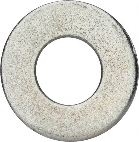 Value Collection - 2" Screw, Grade 2 Steel USS Flat Washer - 2.115" ID x 4.545" OD, 0.213" Thick, Zinc-Plated Finish - Apex Tool & Supply
