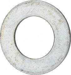 Value Collection - 3" Screw, Grade 2 Steel USS Flat Washer - 3.115" ID x 5.565" OD, 0.327" Thick, Zinc-Plated Finish - Apex Tool & Supply