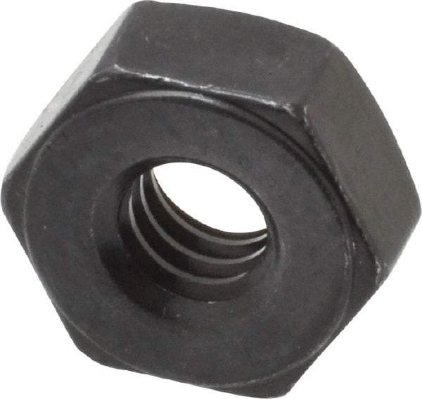 Value Collection - 1/4-20 UNC Steel Right Hand Heavy Hex Nut - 1/2" Across Flats, 15/64" High, Uncoated, 2B Class of Fit - Apex Tool & Supply