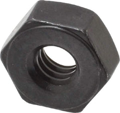 Value Collection - 1/4-20 UNC Steel Right Hand Heavy Hex Nut - 1/2" Across Flats, 15/64" High, Uncoated, 2B Class of Fit - Apex Tool & Supply