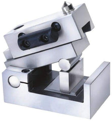 Accupro - 4" Long x 4" Wide x 4" High Sine Wheel Dresser - For Dressing Precise Angles from 0 to 60°, 3/8" Shank Diameter - Apex Tool & Supply