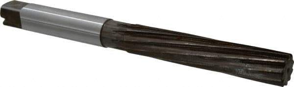 Interstate - 1-1/16" Diam, Straight Shank, 5-5/8" Flute, Hand Reamer - Spiral Flute, 11-1/4" OAL, Left Hand Spiral, Right Hand Cut, High Speed Steel - Apex Tool & Supply