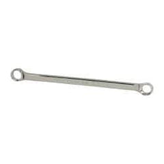 Proto - 3/8" x 7/16" 12 Point Offset Box Wrench - Double End, 37/64" Head Diam x 19/64" Head Thickness, 7-3/4" OAL, Steel, Black Finish, 7.5° Offset - Apex Tool & Supply