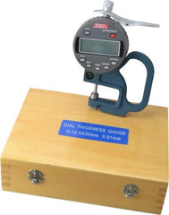 SPI - 0 to 0.5 Inch Measurement, 0.0005 Inch Resolution Electronic Thickness Gage - Apex Tool & Supply