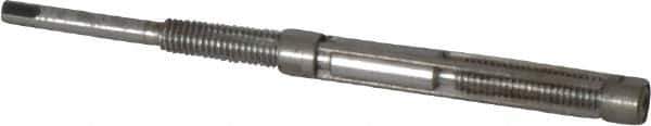 Value Collection - Size 8/A, Straight Shank Hand Adjustable Reamer - 3-1/4" OAL, Right Hand Cut, 4 Blades, High Speed Steel, Bright Finish - Apex Tool & Supply