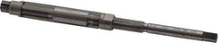 Made in USA - Size 5/A, Straight Shank Hand Adjustable Reamer - 4-3/8" OAL, Right Hand Cut, 4 Blades, High Speed Steel, Bright Finish - Apex Tool & Supply