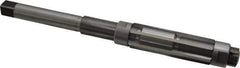Made in USA - Size I, Straight Shank Hand Adjustable Reamer - 10" OAL, Right Hand Cut, High Speed Steel, Bright Finish - Apex Tool & Supply