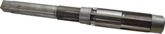Made in USA - Size M, Straight Shank Hand Adjustable Reamer - 16" OAL, Right Hand Cut, High Speed Steel, Bright Finish - Apex Tool & Supply