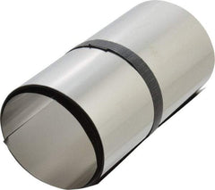 Made in USA - 1 Piece, 100 Inch Long x 6 Inch Wide x 0.002 Inch Thick, Roll Shim Stock - Stainless Steel - Apex Tool & Supply