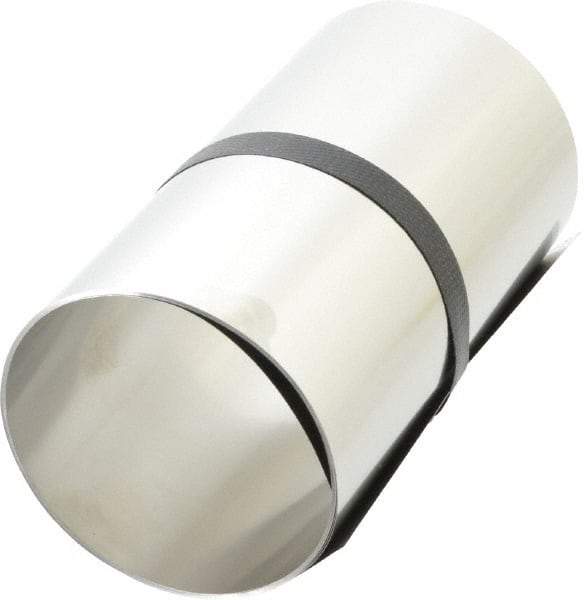 Made in USA - 1 Piece, 100 Inch Long x 6 Inch Wide x 0.005 Inch Thick, Roll Shim Stock - Stainless Steel - Apex Tool & Supply