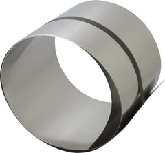 Made in USA - 1 Piece, 50 Inch Long x 6 Inch Wide x 0.02 Inch Thick, Roll Shim Stock - Stainless Steel - Apex Tool & Supply