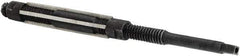 Made in USA - Size N, Straight Shank Hand Adjustable Reamer - 18" OAL, Right Hand Cut, High Speed Steel, Bright Finish - Apex Tool & Supply