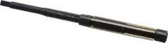 Value Collection - Size 8/A, Straight Shank Hand Adjustable Reamer - 3-1/4" OAL, Right Hand Cut, High Speed Steel, Oxide Finish - Apex Tool & Supply
