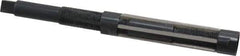 Value Collection - Size G, Straight Shank Hand Adjustable Reamer - 8" OAL, Right Hand Cut, High Speed Steel, Oxide Finish - Apex Tool & Supply