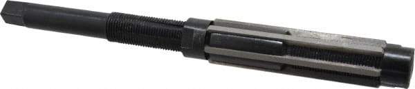 Value Collection - Size J, Straight Shank Hand Adjustable Reamer - 11" OAL, Right Hand Cut, High Speed Steel, Oxide Finish - Apex Tool & Supply