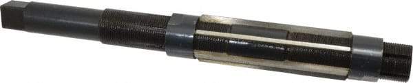 Value Collection - Size M, Straight Shank Hand Adjustable Reamer - 16" OAL, Right Hand Cut, High Speed Steel, Oxide Finish - Apex Tool & Supply