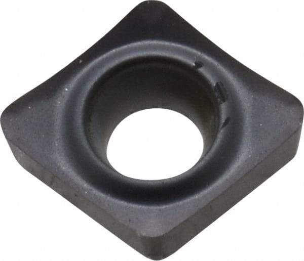 Kennametal - CCGT21.52 HP Grade KC5010 Carbide Turning Insert - TiAlN Finish, 80° Diamond, 1/4" Inscr Circle, 3/32" Thick, 1/32" Corner Radius - Apex Tool & Supply