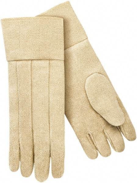 Steiner - Size Universal Wool Lined Fiberglass Heat Resistant Glove - 18" OAL, Slip-On Cuff - Apex Tool & Supply