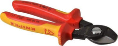 Knipex - 6-1/2" OAL, 1 AWG Capacity, Insulated Cable Cutter Pliers - Standard Head - Apex Tool & Supply