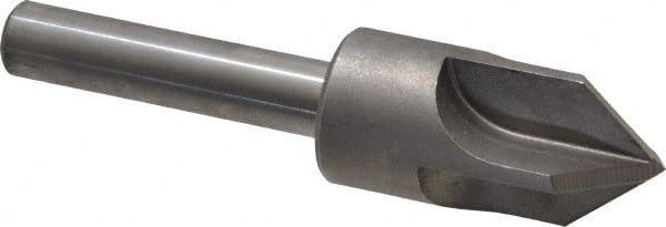 Keo - 1" Head Diam, 1/2" Shank Diam, 4 Flute 82° High Speed Steel Countersink - Apex Tool & Supply