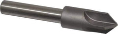Keo - 3/4" Head Diam, 1/2" Shank Diam, 4 Flute 90° High Speed Steel Countersink - Bright Finish, 4-1/8" OAL, Single End, Straight Shank, Right Hand Cut - Apex Tool & Supply