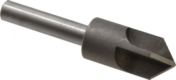 Keo - 1" Head Diam, 1/2" Shank Diam, 4 Flute 90° High Speed Steel Countersink - Apex Tool & Supply