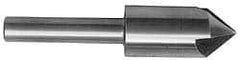 Keo - 7/8" Head Diam, 1/2" Shank Diam, 4 Flute 90° High Speed Steel Countersink - Bright Finish, 4-1/4" OAL, Single End, Straight Shank, Right Hand Cut - Apex Tool & Supply