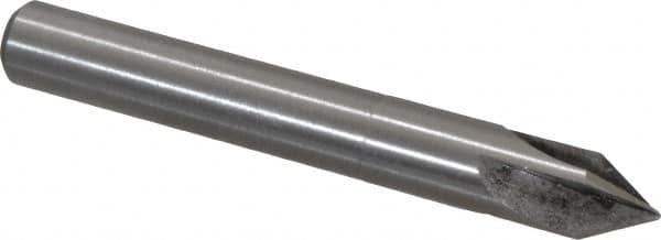Interstate - 1/2" Head Diam, 1/2" Shank Diam, 4 Flute 60° High Speed Steel Countersink - Apex Tool & Supply