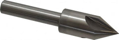 Interstate - 7/8" Head Diam, 1/2" Shank Diam, 4 Flute 60° High Speed Steel Countersink - Apex Tool & Supply