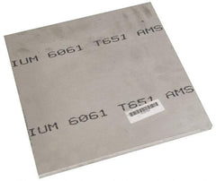 Value Collection - 1-1/2 Inch Thick x 24 Inch Wide x 24 Inch Long, Aluminum Plate - Alloy 6061 - Apex Tool & Supply
