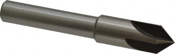 Interstate - 5/8" Head Diam, 1/2" Shank Diam, 4 Flute 82° High Speed Steel Countersink - Apex Tool & Supply