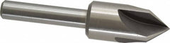 Interstate - 1" Head Diam, 1/2" Shank Diam, 4 Flute 82° High Speed Steel Countersink - Apex Tool & Supply