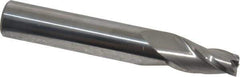 Accupro - 7° Taper Angle per Side, 1/4" Small End Diam, 3/4" LOC, Solid Carbide 3 Flute Tapered Square End Mill - 2-3/4" OAL, 7/16" Shank Diam, Spiral Flute - Apex Tool & Supply