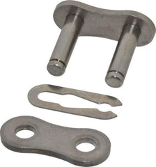 Browning - 1" Pitch, ANSI 80, Roller Chain Connecting Link - For Use with Single Strand Chain - Apex Tool & Supply