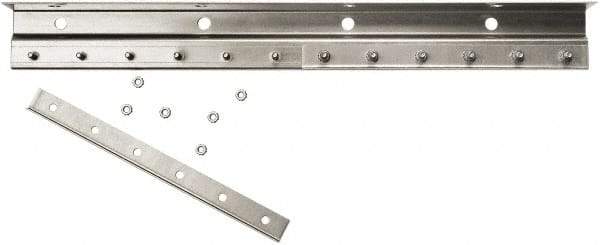 Steiner - 6' Long Galvanized Steel Dock Strip Door Mounting Hardware - Use with Strip Door - Apex Tool & Supply