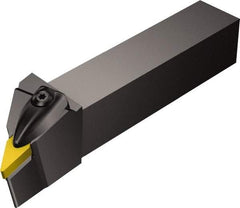 Sandvik Coromant - DVJN, Right Hand Cut, -3° Lead Angle, 32mm Shank Height x 32mm Shank Width, Negative Rake Indexable Turning Toolholder - 170mm OAL, VNMG 16 04 08 Insert Compatibility, Series T-Max P - Apex Tool & Supply