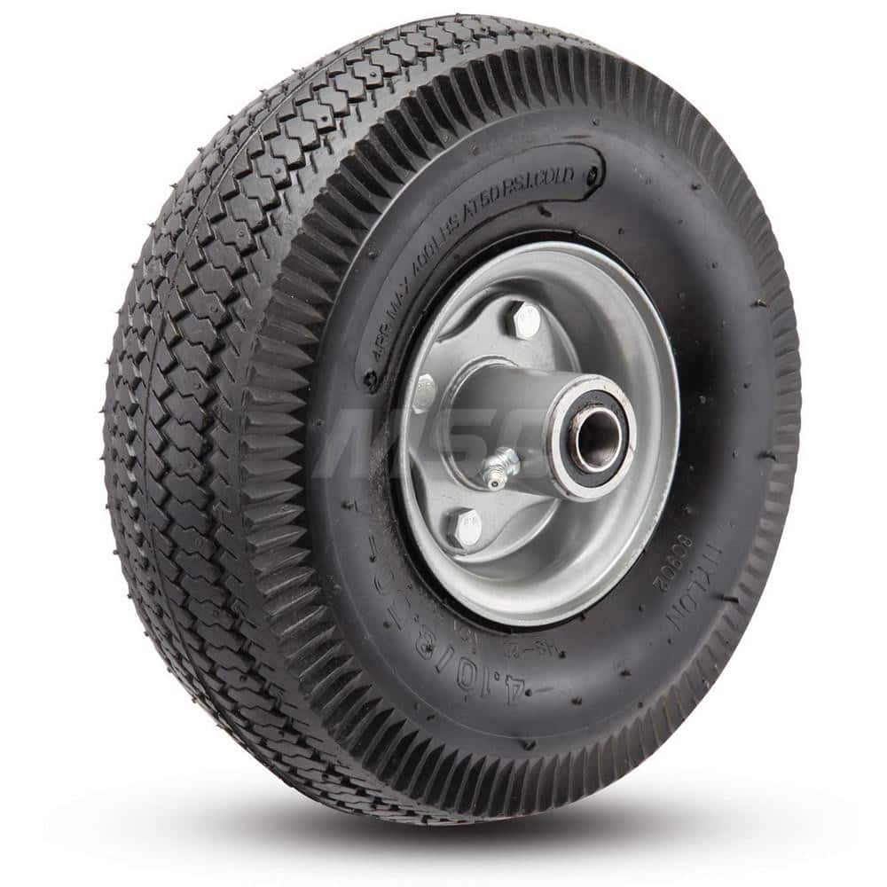 Value Collection - 10" Diam x 3-1/4" Wide, Pneumatic Caster Wheel - Apex Tool & Supply