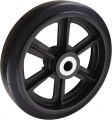 Value Collection - 12 Inch Diameter x 2-1/2 Inch Wide, Rubber Caster Wheel - 1,700 Lb. Capacity, 2-3/4 Inch Hub Length, 1 Inch Axle Diameter, Roller Bearing - Apex Tool & Supply