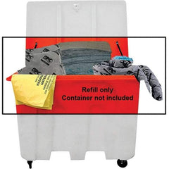 Brady SPC Sorbents - 184 Gal Capacity Universal Spill Kit - No Container Included - Refill Only - Apex Tool & Supply