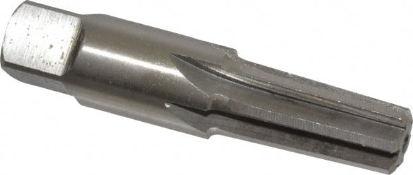 Interstate - 1/4" Pipe, 0.472" Diam, 13/32" Small End Diam, Straight Shank, 1-1/16" Flute, Taper Pipe Reamer - Apex Tool & Supply