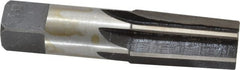 Interstate - 1/2" Pipe, 3/4" Diam, 0.665" Small End Diam, Straight Shank, 1-3/8" Flute, Taper Pipe Reamer - Apex Tool & Supply