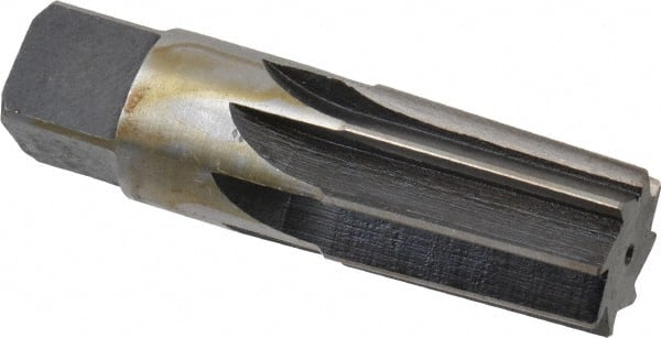 Interstate - 3/4" Pipe, 0.962" Diam, 7/8" Small End Diam, Straight Shank, 1-3/8" Flute, Taper Pipe Reamer - Apex Tool & Supply