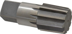 Interstate - 1-1/2" Pipe, 1.793" Diam, 1.684" Small End Diam, Straight Shank, 1-3/4" Flute, Taper Pipe Reamer - Apex Tool & Supply