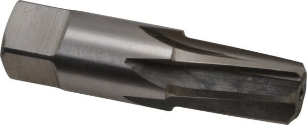 Interstate - 3/8" Pipe, 0.606" Diam, 0.54" Small End Diam, Straight Shank, 1-1/16" Flute, Taper Pipe Reamer - Apex Tool & Supply