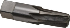 Interstate - 3/8" Pipe, 0.606" Diam, 0.54" Small End Diam, Straight Shank, 1-1/16" Flute, Taper Pipe Reamer - Apex Tool & Supply