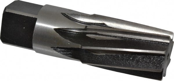 Interstate - 1" Pipe, 1.212" Diam, 1.103" Small End Diam, Straight Shank, 1-3/4" Flute, Taper Pipe Reamer - Apex Tool & Supply